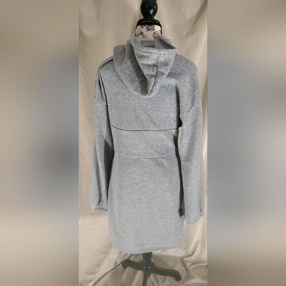 NWOT! Roma Concept Hooded Long Sleeve Sweatshirt Dress w/Corset Detail Size XL - Picture 7 of 12